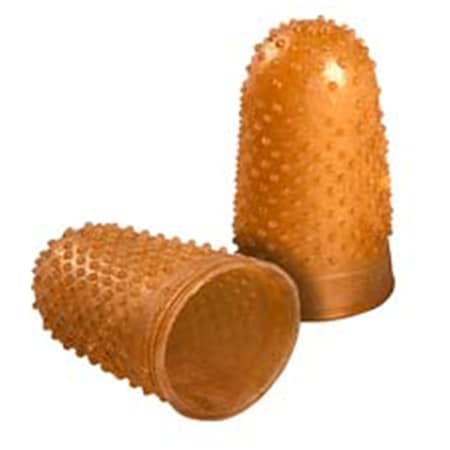 Roomfactory Rubber Finger- 1.06in. Diameter- Amber RO687077